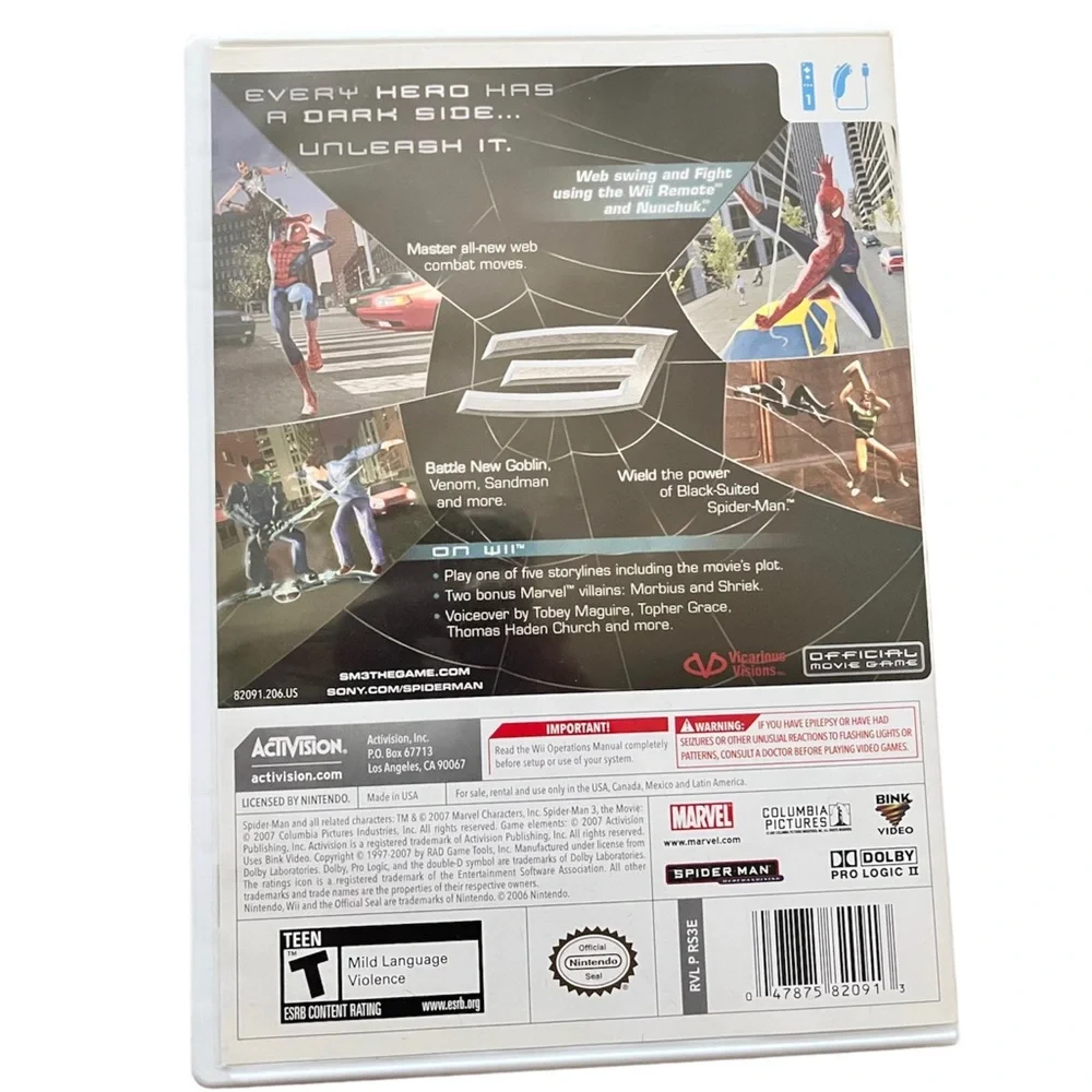 Wii Spider-Man 3